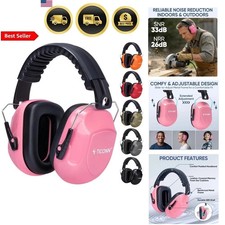 Noise Cancelling Headphones for Adults, SNR 33dB Ear Muffs for Noise Reductio...