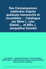 Medizinisches Wissen d'nach einigen Manuskripten und Inkunabeln: . C