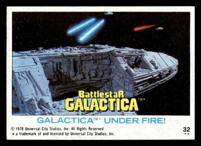 1978 Topps Battlestar Galactica Topps Galactica Under Fire! #32