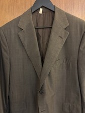 Oxxford Clothes Wool/Silk Gray Men s Vintage Sport Coat 44R