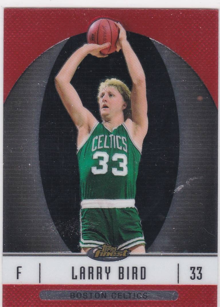 2006-07 Topps Finest Larry Bird #41 Celtics Free Shipping!