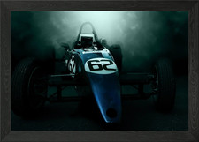 This is Lucy, formula Vee car numbe Framed Wall Art Poster Canvas Print Picture
