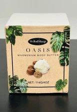 Magnesium Body Butter Wood Sleep Oasis   4oz. Daily Skin Care Skin Protection