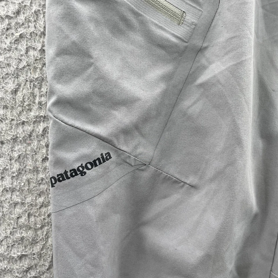 Pantalones de roca Patagonia Chambeau para mujer 6 grises rendimiento al aire libre senderismo escalada Foto 3 de 4