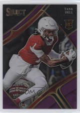 2023 Panini Select Draft Picks Field Level Purple Prizm 38/75 Tank Dell #123 b7z