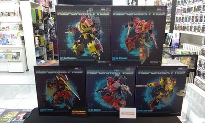 REFORMATTED KOMPLETTE SERIE 5 STÜCK MASTERMIND CREATIONS 5 ROBOTER NEU