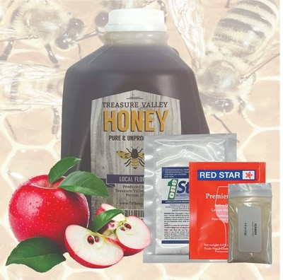 1 Gallon Cyser Apple & Honey Mead Making Refill Kit Homebrew Recipe Ingredients