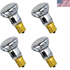 4 Pack Lava Lamp Replacement Bulb R39 E17 30W 120V Reflector White