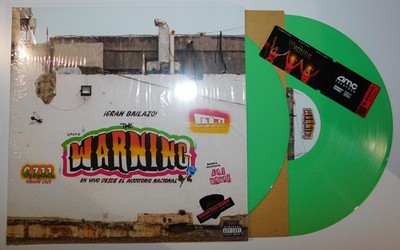 The Warning Band CDMX Live Vinyl LP Spring Green LTD Edition Movie Ticket Pau