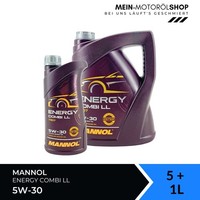 Mannol Energy Combi LL 5W-30 VW BMW LL MB 229.51 MotoröL 5+1 Liter = 6 Liter