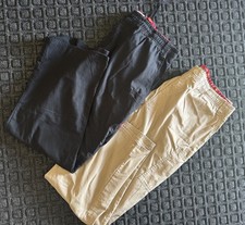 Dickies Scrubs Gen Flex Drawstring Cargo Pant 81006 Lot Of 2 Men  s XL Blk Tan