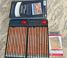 General's Multi-Pastel Chalk Pencils Assorted Colors Set of 24