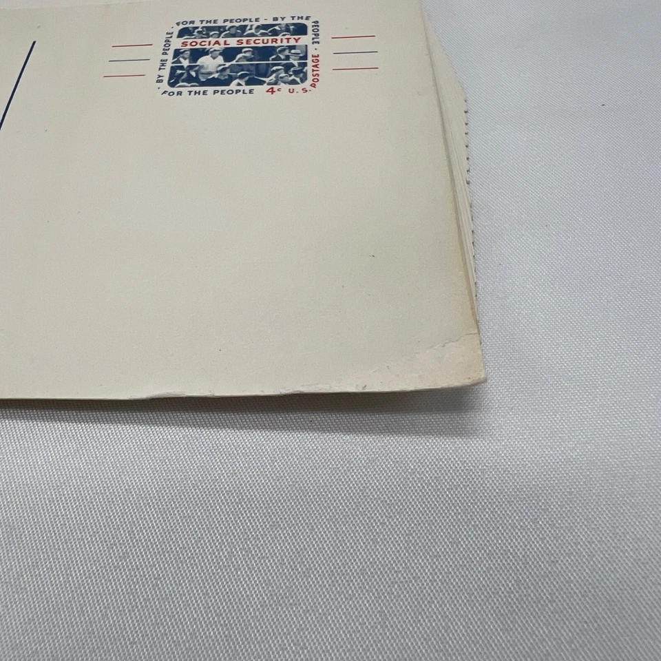 Lot of 25 US 4 Cent Postal Cards Postcards Unused 1964 Social Security - Image 3 of 4