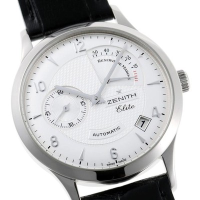 ZENITH Class Elite 65.1125.685/01.C490 Automatik Silber Zifferblatt Weißgold ...