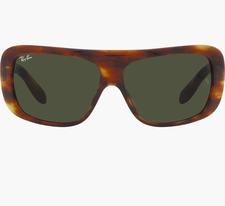 Gafas de sol Ray Ban para dama 61 mm almohada Blair Evolution Shield con estuche