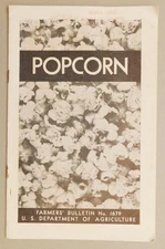 1931 rv. 1948 Popcorn Farmer's Bulletin 1679 USDA A M Brunson & G M Smith C3-3-1