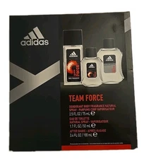 Adidas Team Force Set (Body Spray+ Cologne+After Shave) New