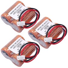 3x For Mitsubishi MR-BAT6V1 2CR17335A WK17 6V 1650mAh Battery with Plug