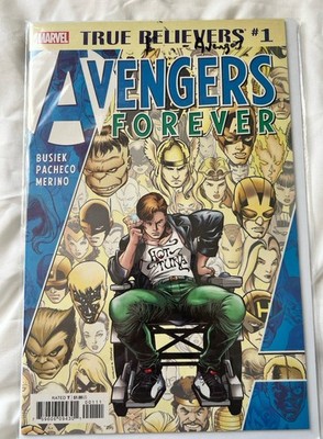 Marvel True Believers Avengers Forever #1 Signed Busiek Pacheco Hulk Wolverine