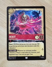 Beauty and the Beast Disney Lorcana Beast Aggressive Lord 113/204 NM