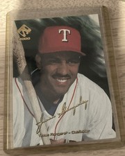 JUAN GONZALEZ PACIFIC PRIVATE STOCK ARTIST'S CANVAS TEXAS RANGERS #19 2000 00