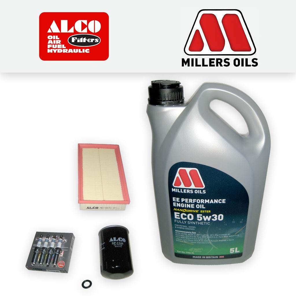 SERVICE KIT for FORD FOCUS MK1 ST170 OIL AIR FILTERS PLUGS +EE OIL (2002-2004)