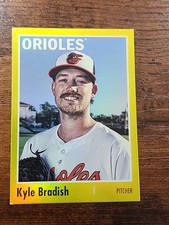 2024 Topps Archives - 1970 Topps Yellow Foilboard #118 Kyle Bradish. A583
