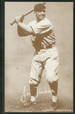 1980 Hall of Fame Exhibit - Sepia #NNO Joe Tinker NM+ 3008370