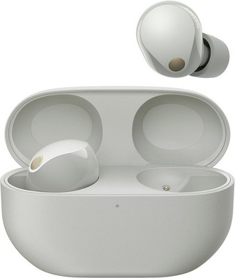 Sony WF-1000XM5 True Wireless Noise Canceling In-Ear Headphones Bluetooth Silver