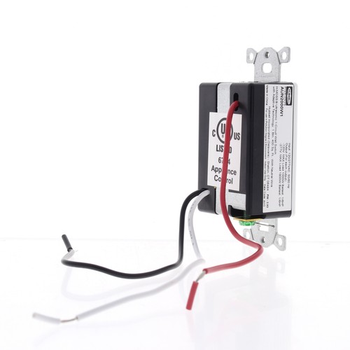 Hubbell White Occupancy Sensor Switch Ultrasonic Adaptive 120/277V AUN2000W1 - Picture 4 of 5