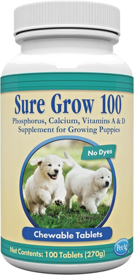 #ad #ad New PetAG Sure Grow Supplement for Dogs amp; Growing Puppies 100 Chew Tabs St. USA $20.05