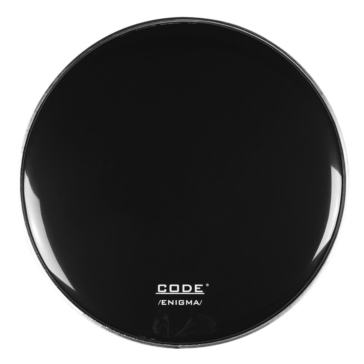 CODE 20"" Enigma Black Bass Drum Resonant Head EBLR20T