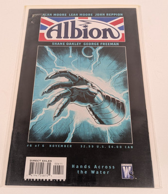 Albion #6 Alan Moore 2006 WildStorm Comic Book Leah Moore Bag & Board