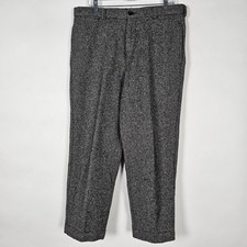 Vintage Polo Ralph Lauren Wool Lambswool Herringbone Mens 35x30 Knit Pants