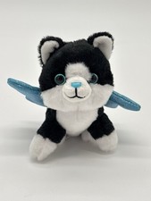 Russ Petooties Pets Vivian The Fairy Cat Mini Plush 4" Black White