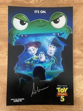 * ANDREW STANTON * signed 12x18 poster * TOY STORY 5 * COA *