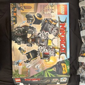 LEGO Ninjago Movie Quake Mech 70632 Complete Set Box Instructions All Minifigs