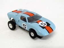 Vintage Aurora Tuff Ones Light Blue Ford GT Slot Car 1472