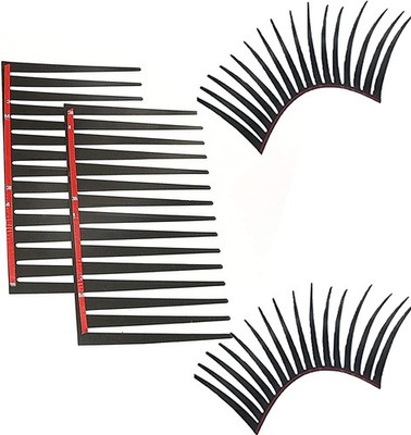 2 adesivi Monster Scratch per auto, 40 x 14 cm, con artiglio di mostro, per fari, moto, camion, decorazione adesiva (bianco
