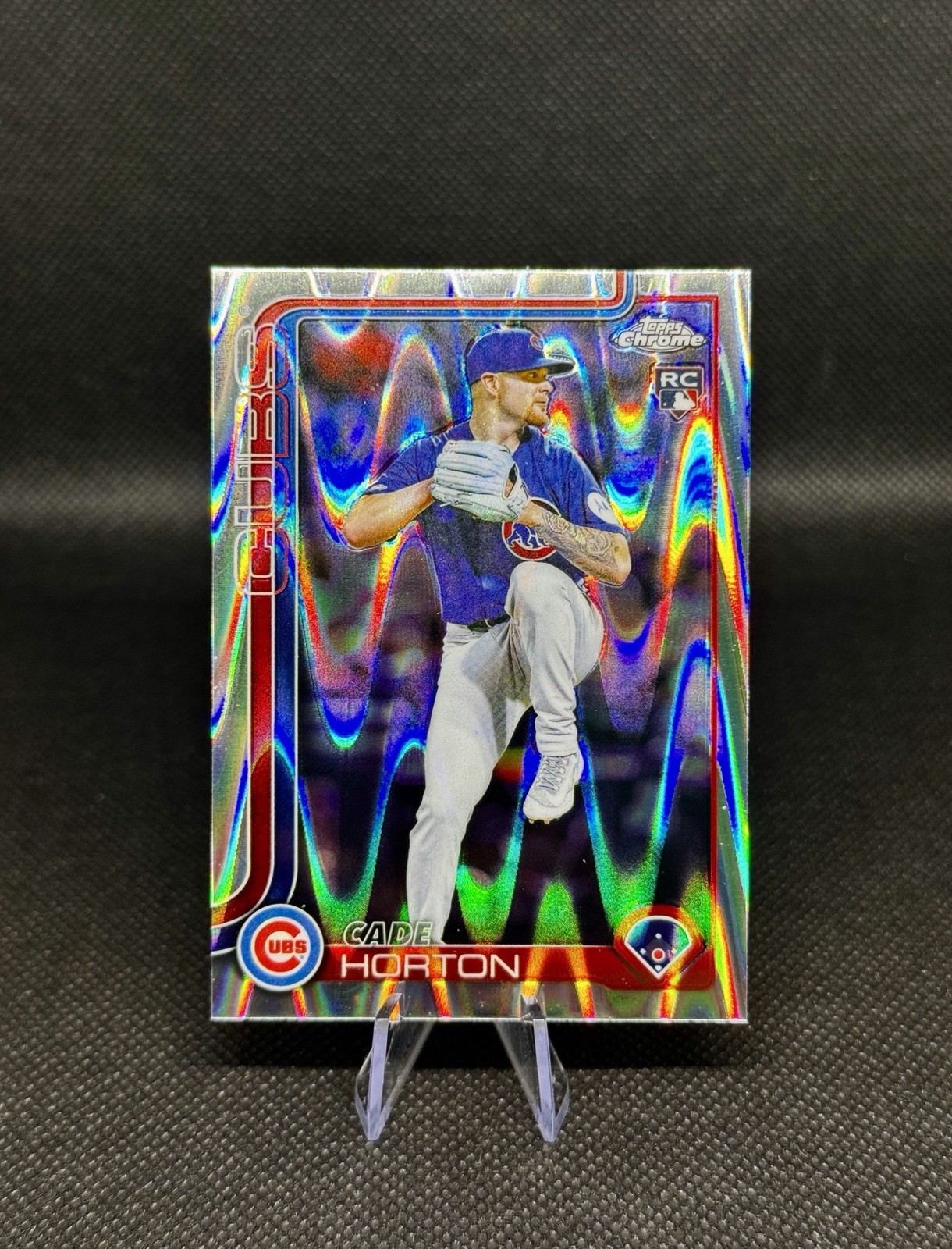 Topps 2025 Chrome Update Cade Horton Chicago Cubs RC #USC63 (Raywave Refractor)