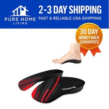 Heavy-Duty Orthotic Inserts for Flat Feet and High Arch Pain - 330 lbs Capacity