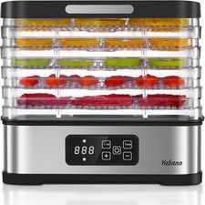 Food Dehydrator 250W Electric Dryer with Adjustable Timer Temperature Control