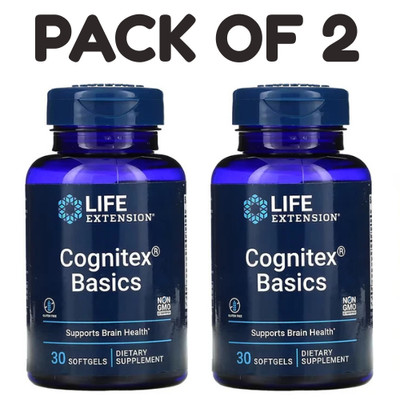 Life Extension Phosphatidylserine 100 mg & Bilberry   30 Softgels   Pack of 2