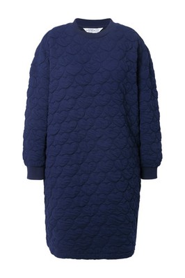 Studio Untold Damen große Größen Sweat Minikleid oversized HEART Stepp 838286
