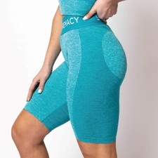 Supremacy Core Cycling Shorts - Blue - Gym Yoga High Waist Fitness S M XXL BNWT