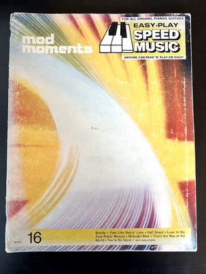 1976 EASY-PLAY Mod Moments SHEET MUSIC Piano Organs Guitar MAGGIE MAY Lodi