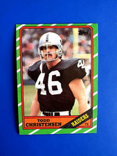 1986 Topps #64 - TODD CHRISTENSEN - NM-MT or Better (Free S/H after first card)
