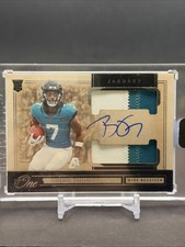 Brian Thomas Jr. 2024 Panini One Football #33 Rookie Patch AUTO 142/199 Jags BE1