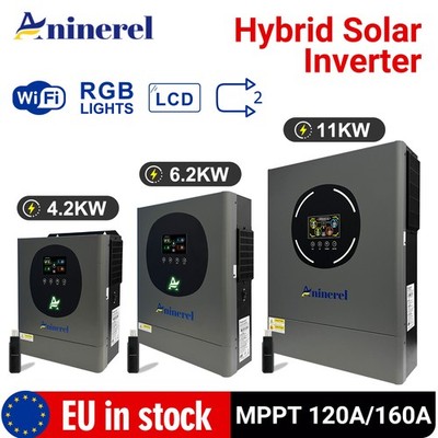 11KW 6.2KW 4.2KW 48V Solar Wechselrichter Hybrid Inverter Off-Grid Mit MPPT 160A