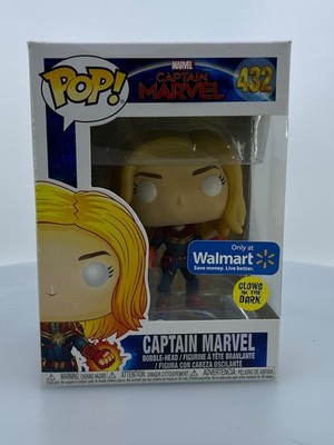Funko POP! Captain Marvel #432 Walmart Exclusive Vinyl Figure NOT MINT